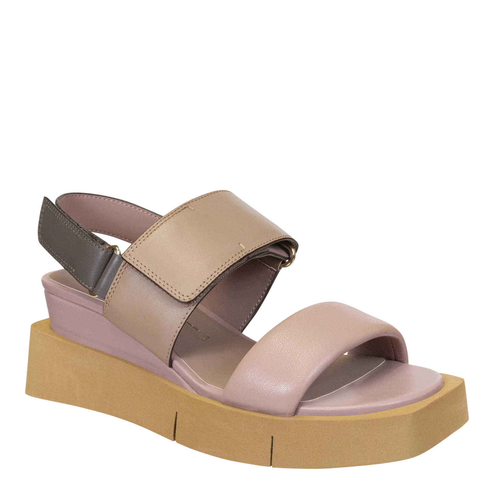 NAKED FEET - PARADOX in ECRU Wedge Sandals