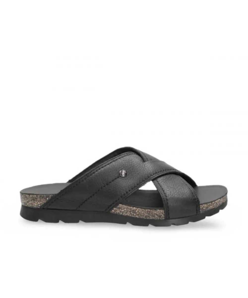 PANAMA JACK SALMAN C14 SANDALS IN BLACK