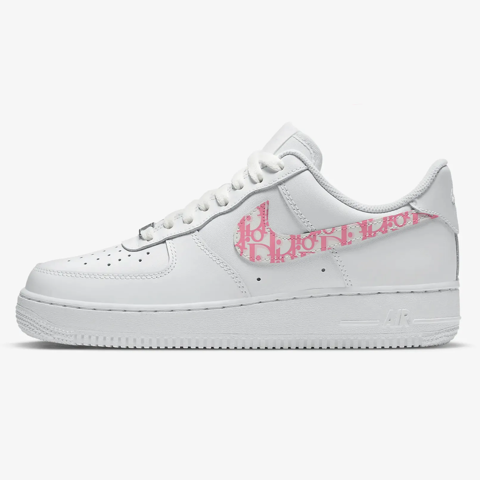 Pink Print Tick AF1