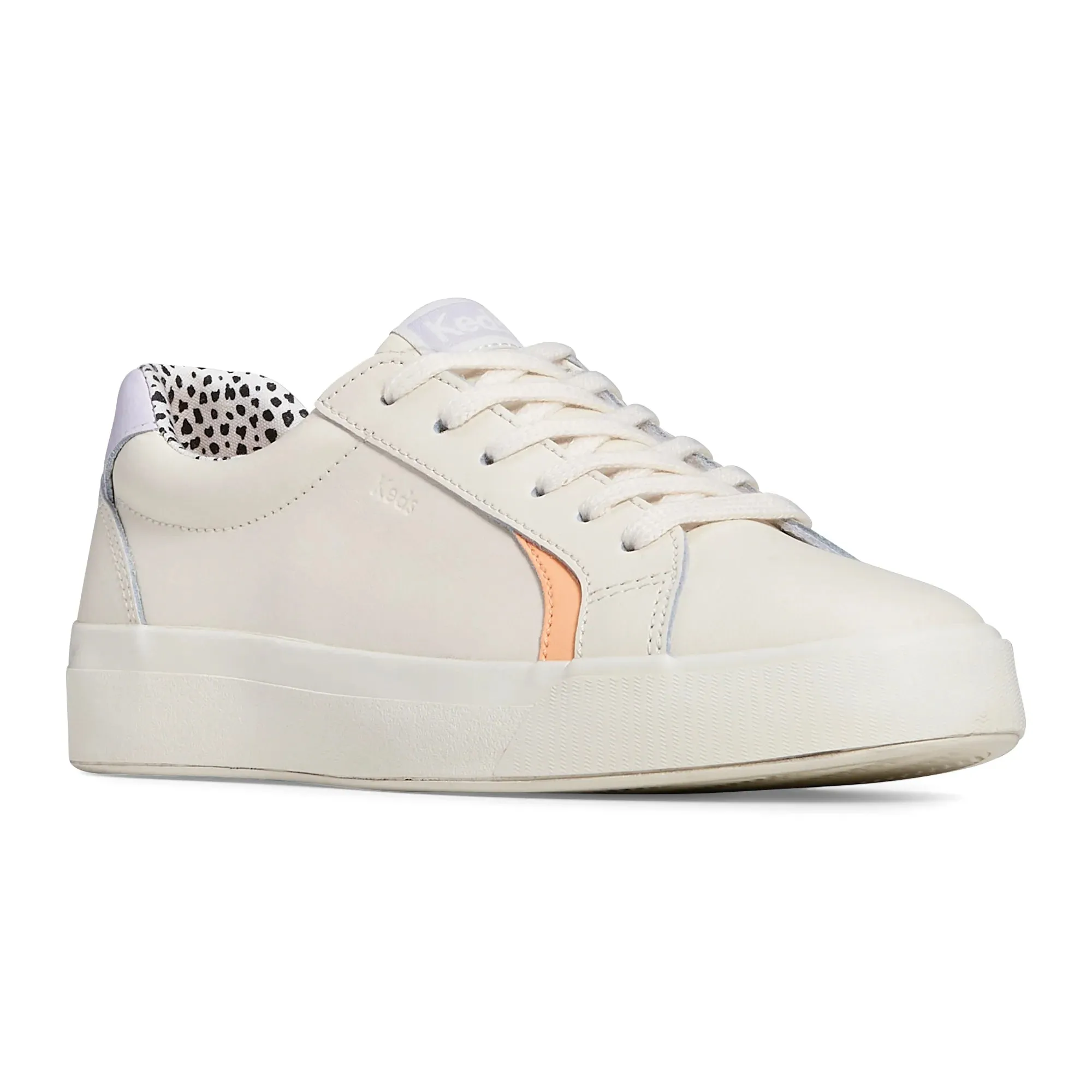 Pursuit Leather Sneakers - Cream / Multi