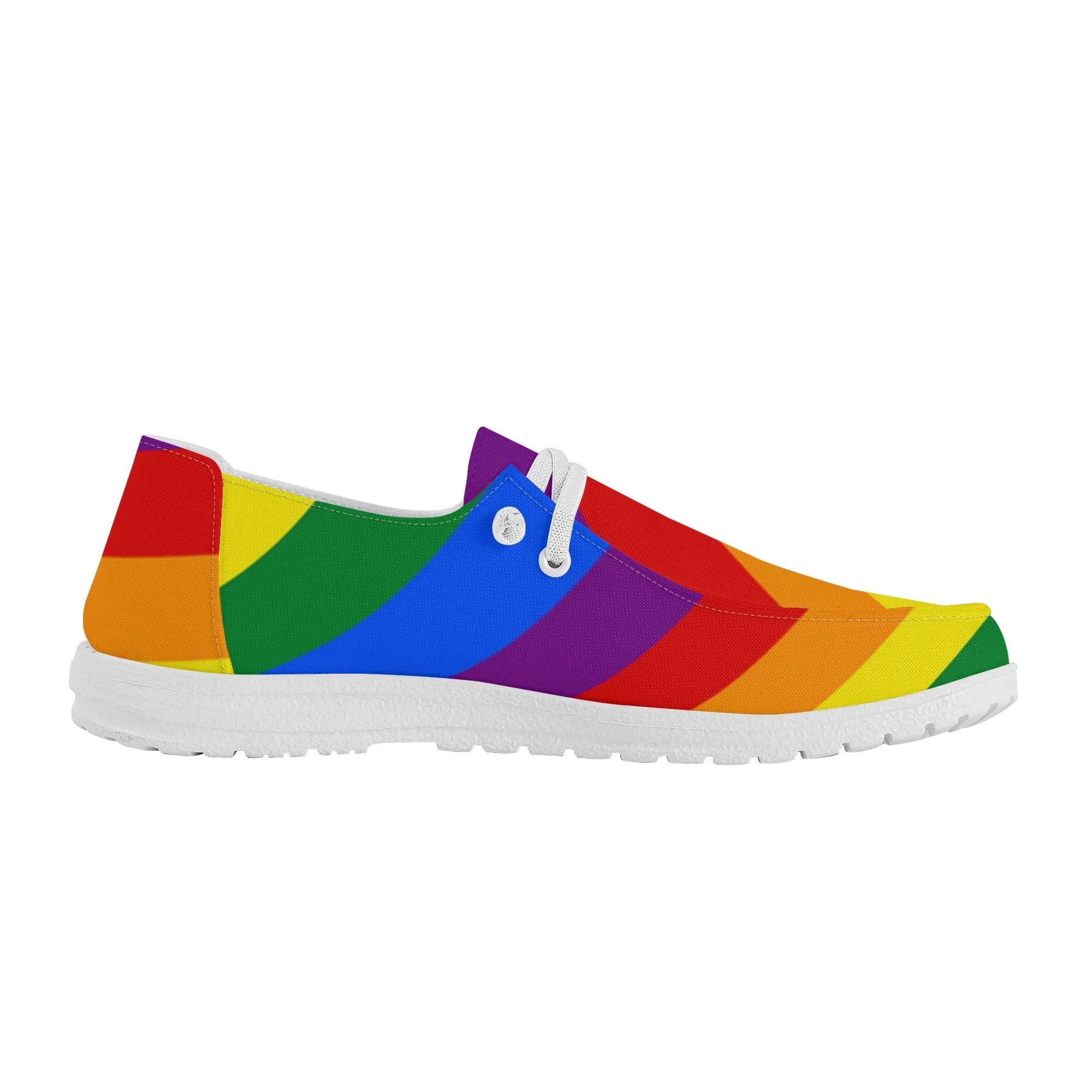 Rainbow Pride Collection - Womens Canvas Loafers