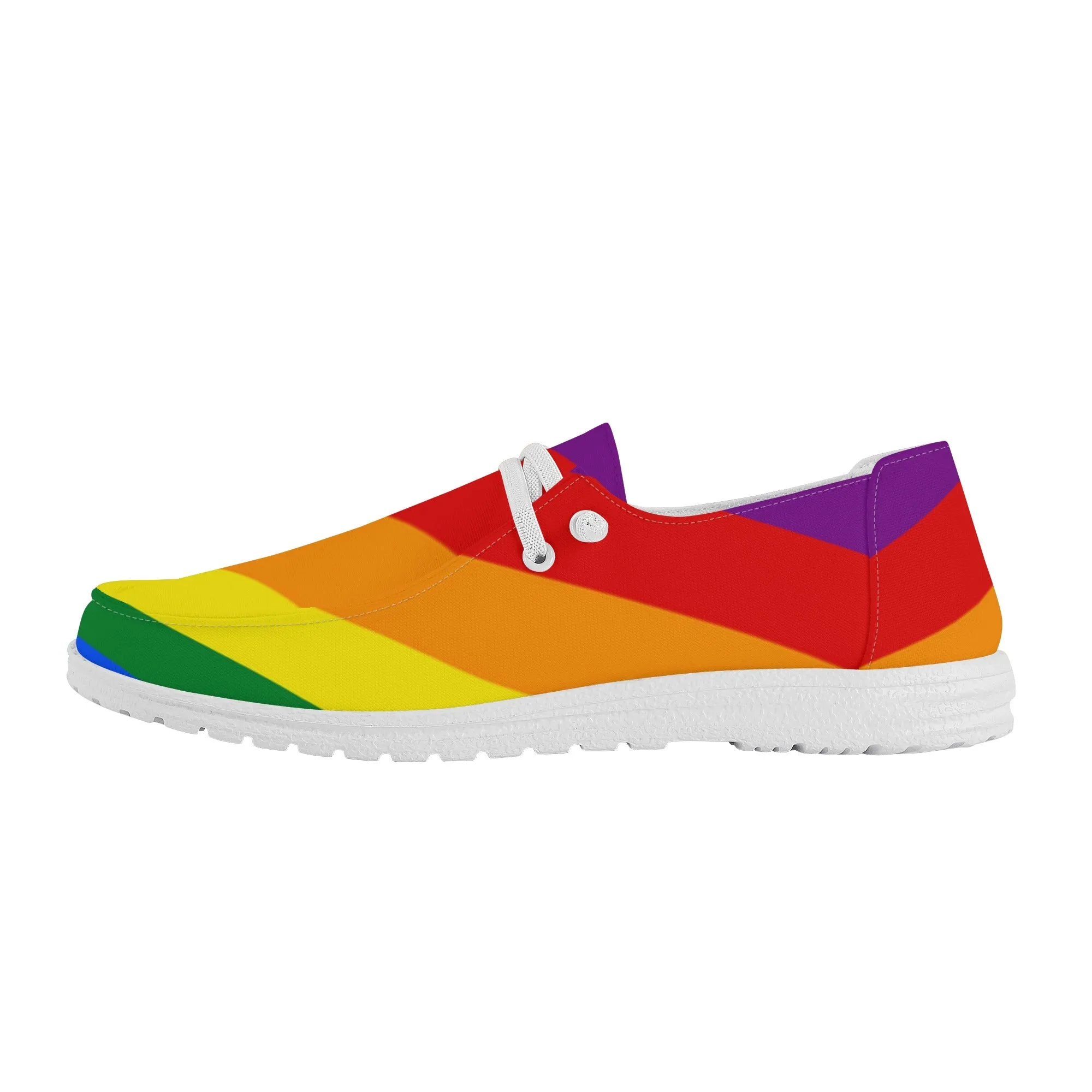 Rainbow Pride Collection - Womens Canvas Loafers