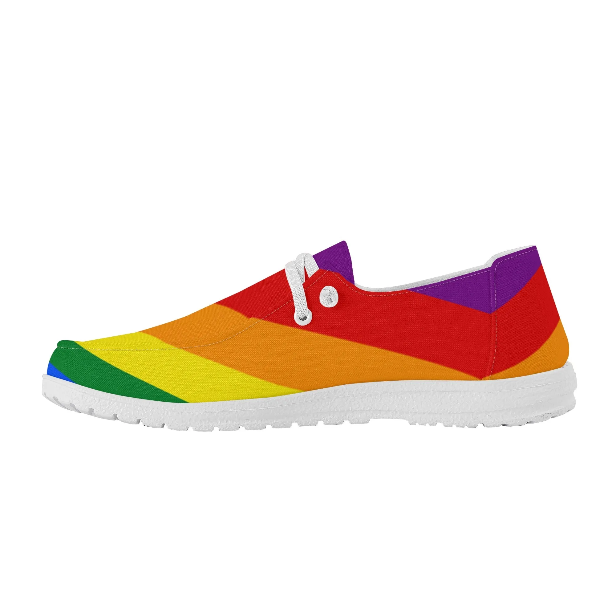 Rainbow Pride Collection - Womens Canvas Loafers