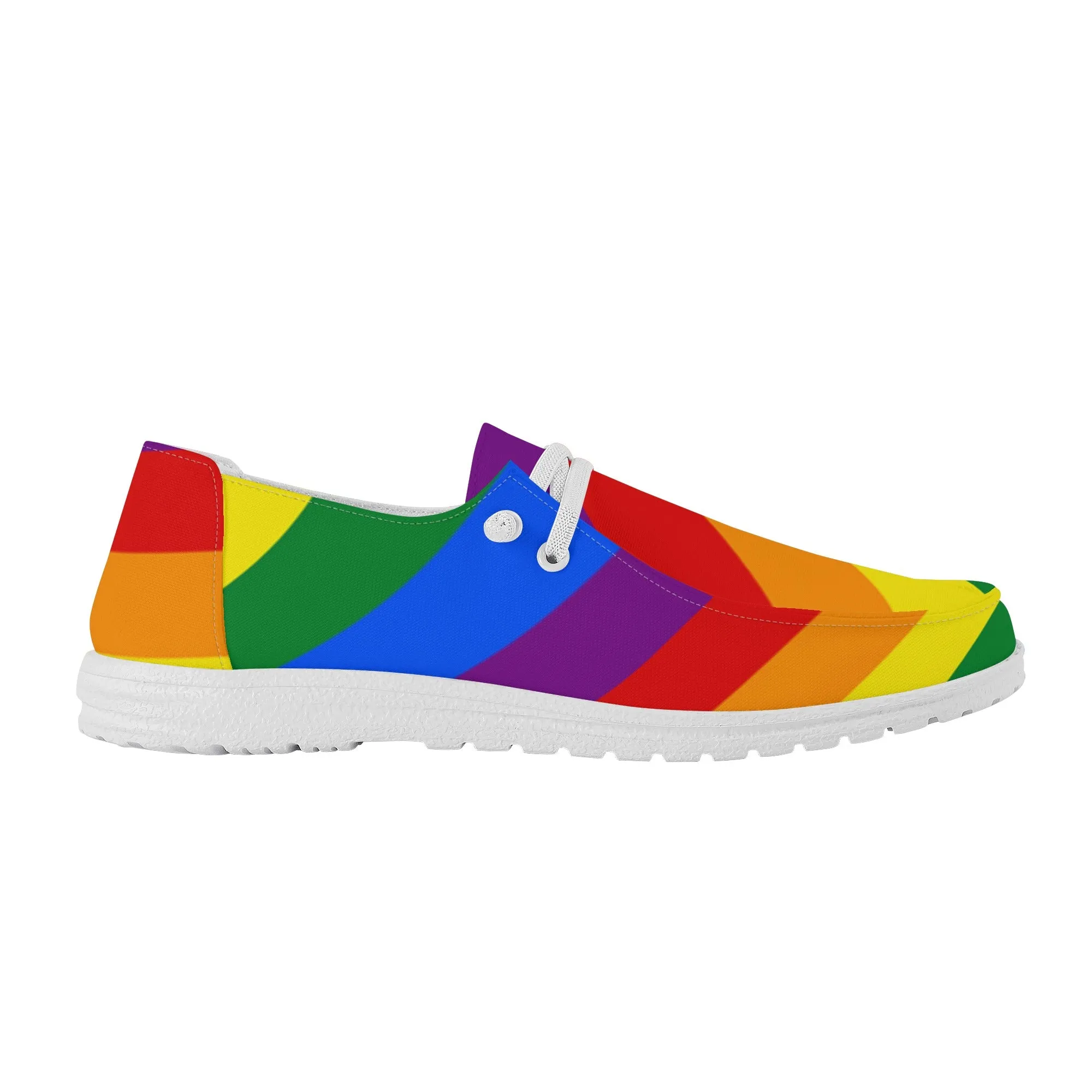 Rainbow Pride Collection - Womens Canvas Loafers