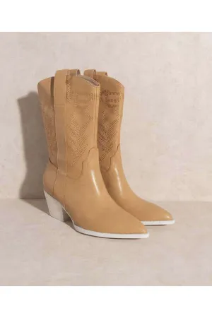 Sephira Point Toe Western Cowboy Boots