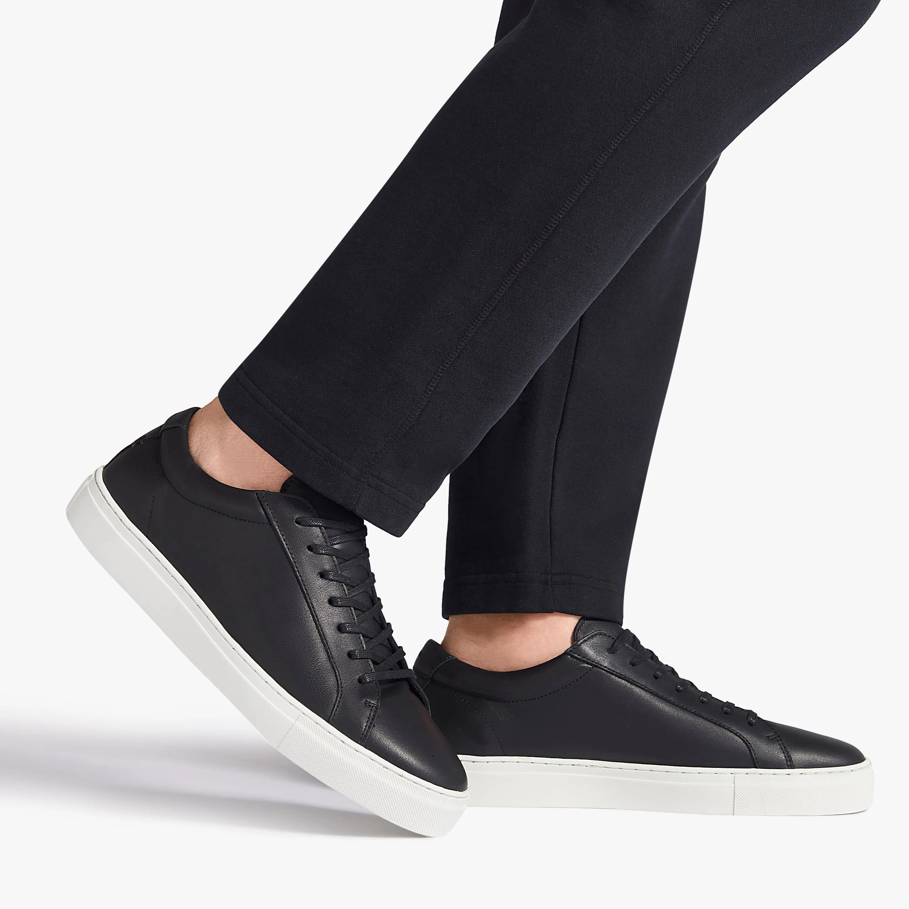 Series 1 Double Black Leather Mens
