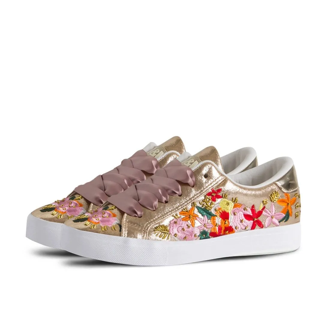 Sneakers Bloom Embroidery Platinum