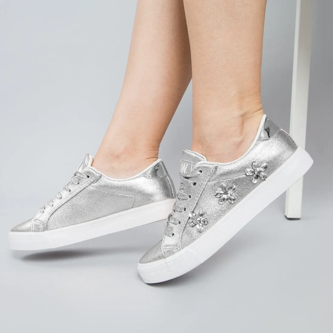 Sneakers Bloom Silver
