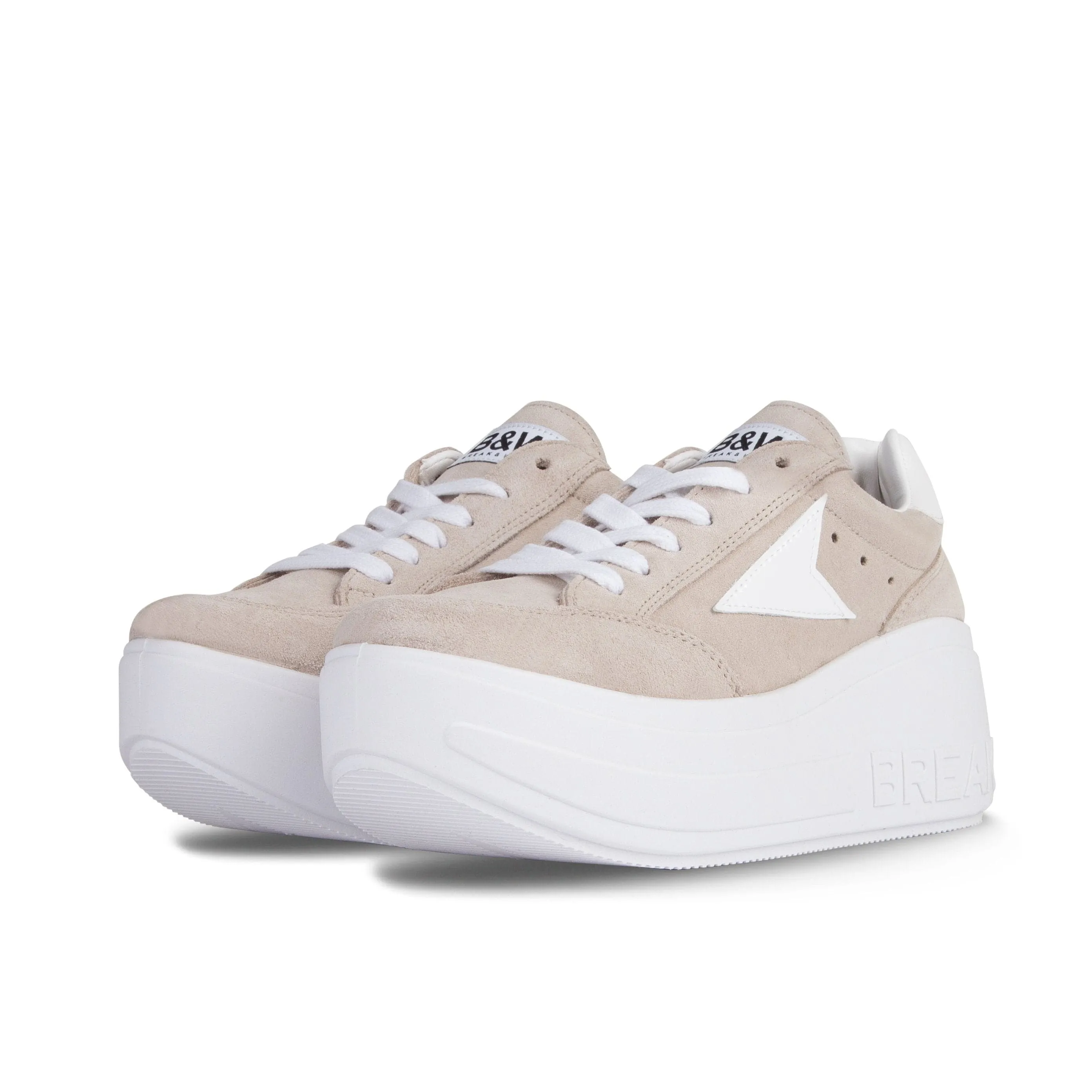 Sneakers Wicker Platform Beige