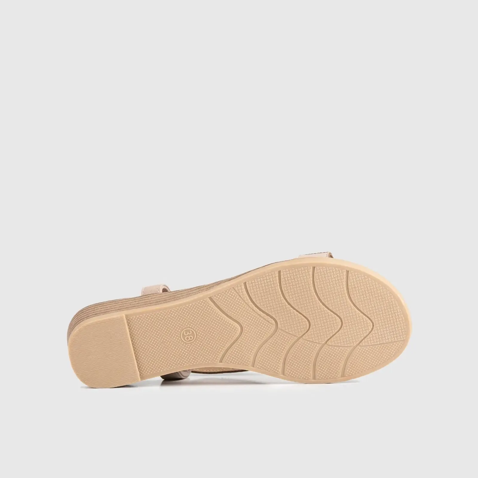 Soft Style Nakia Wedge Comfort Sandal Beige 01485