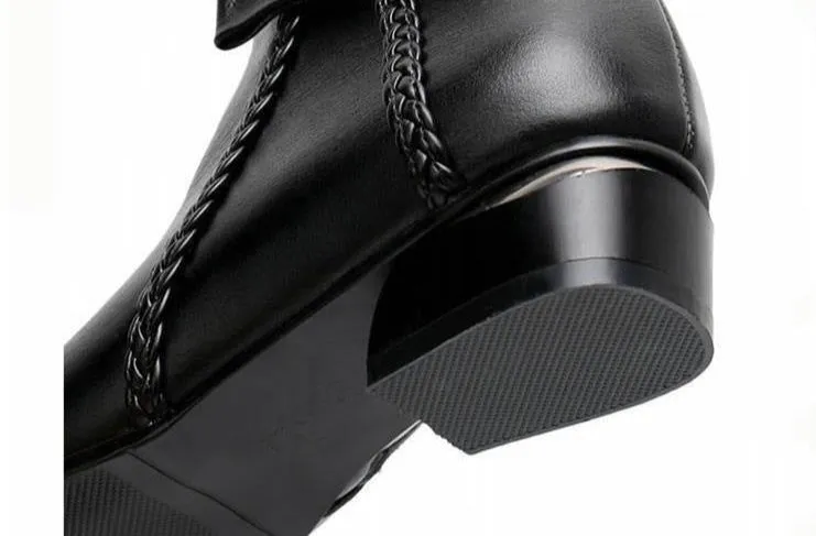 Sweet bowtie daily booties with side zipper
