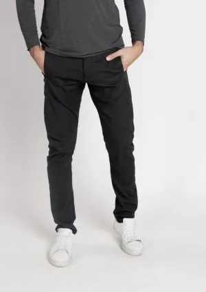 Tapered Trousers - Charcoal