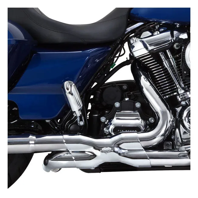 Vance & Hines 16371 PCX Power Duals Header Pipes Chrome 2017 up Touring