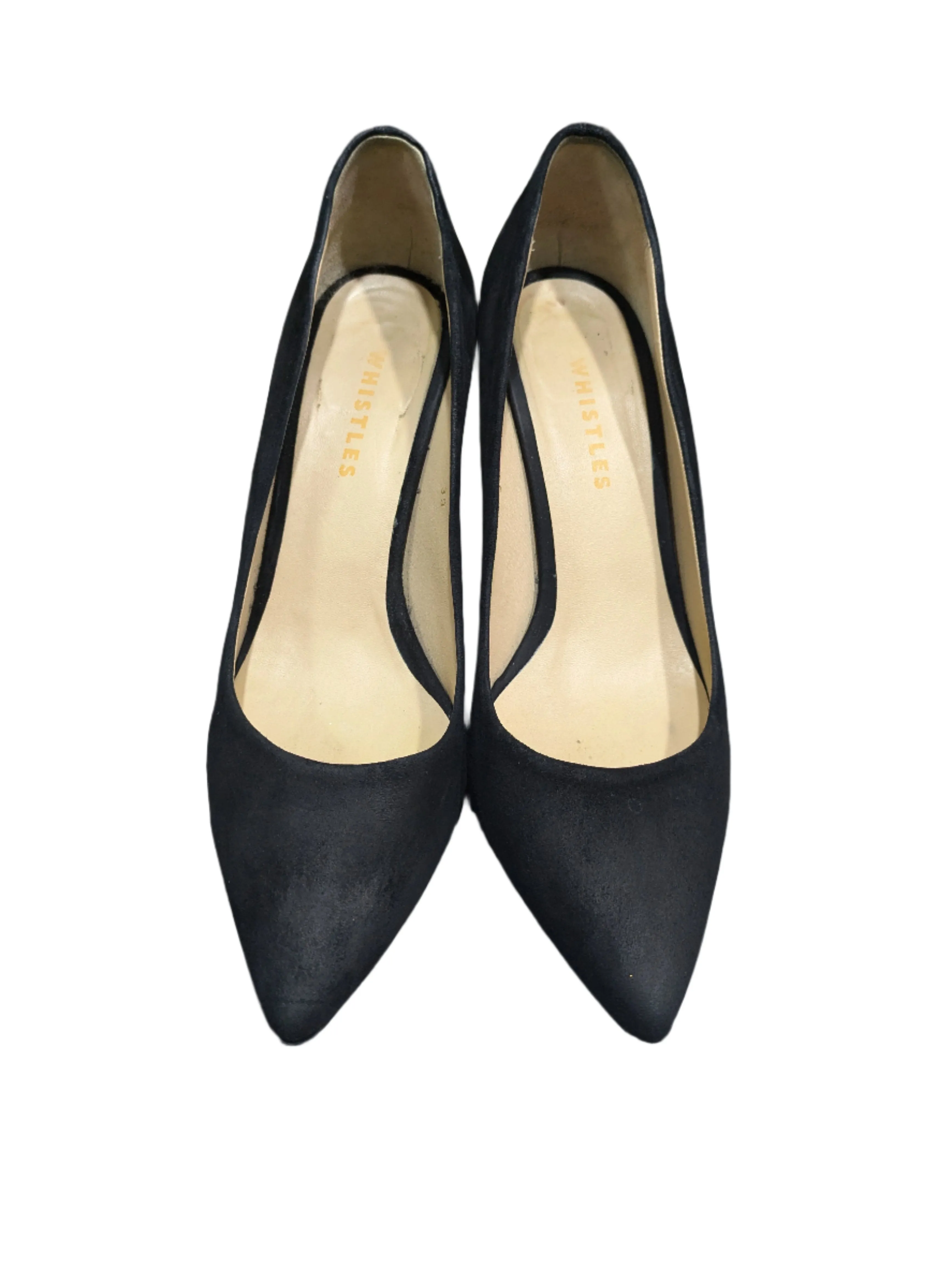 Whistles Corie Suede Heeled Pump Size EU 39 / UK 6 / US 8.5