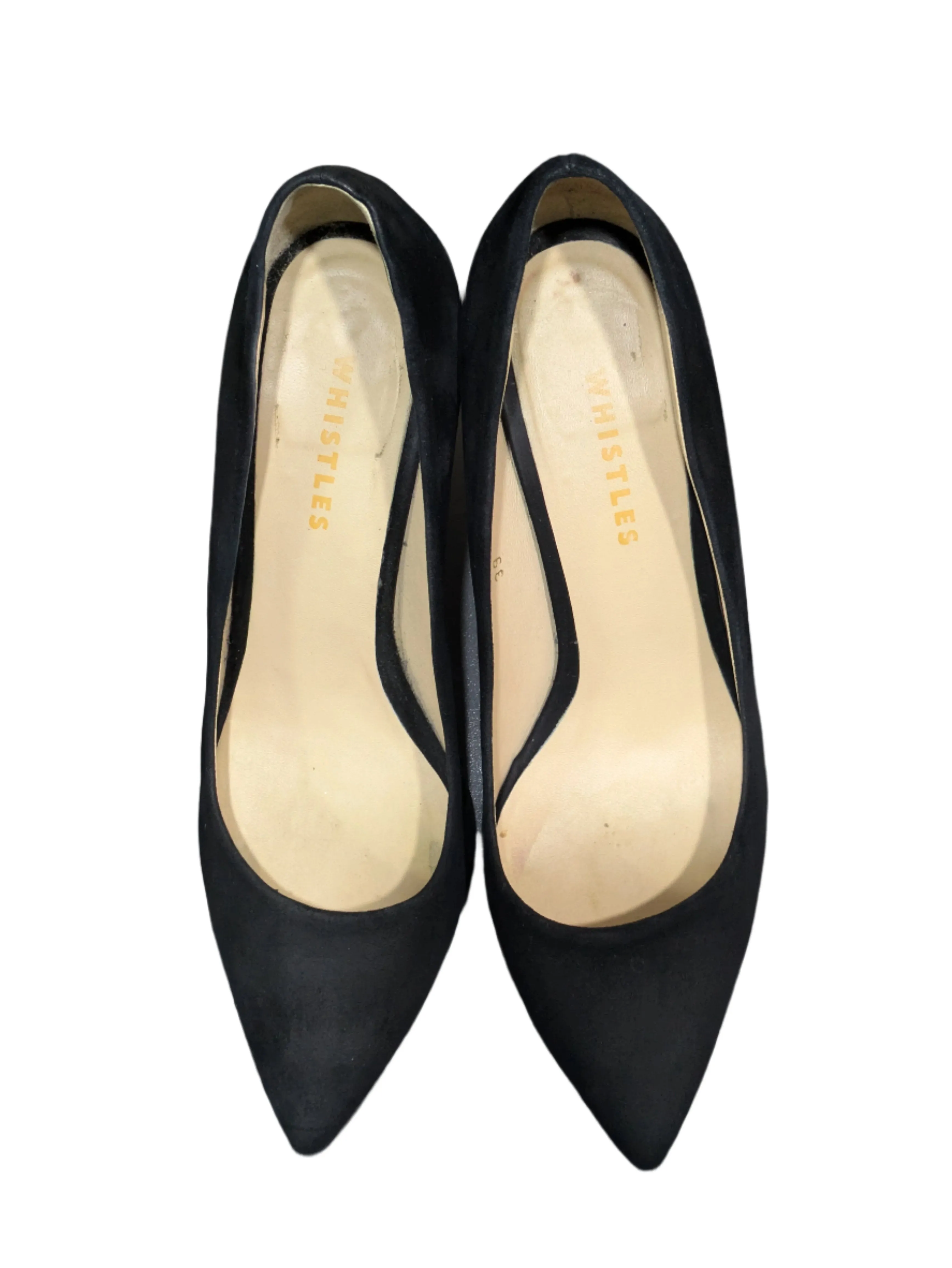 Whistles Corie Suede Heeled Pump Size EU 39 / UK 6 / US 8.5