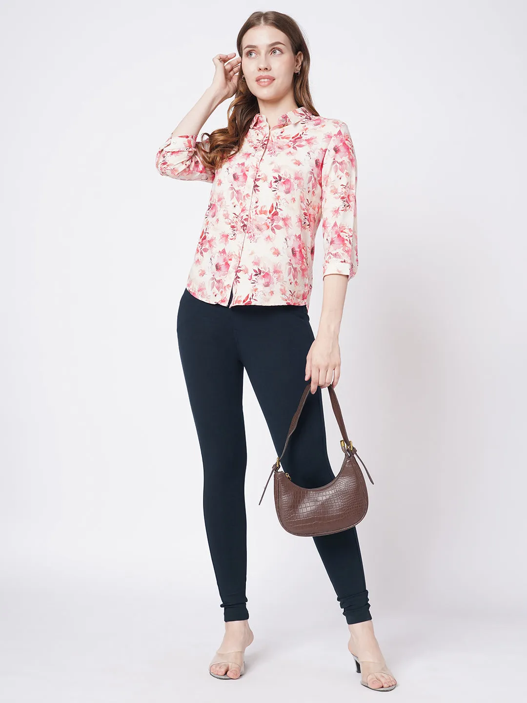 Women Navy Skinny Tregging