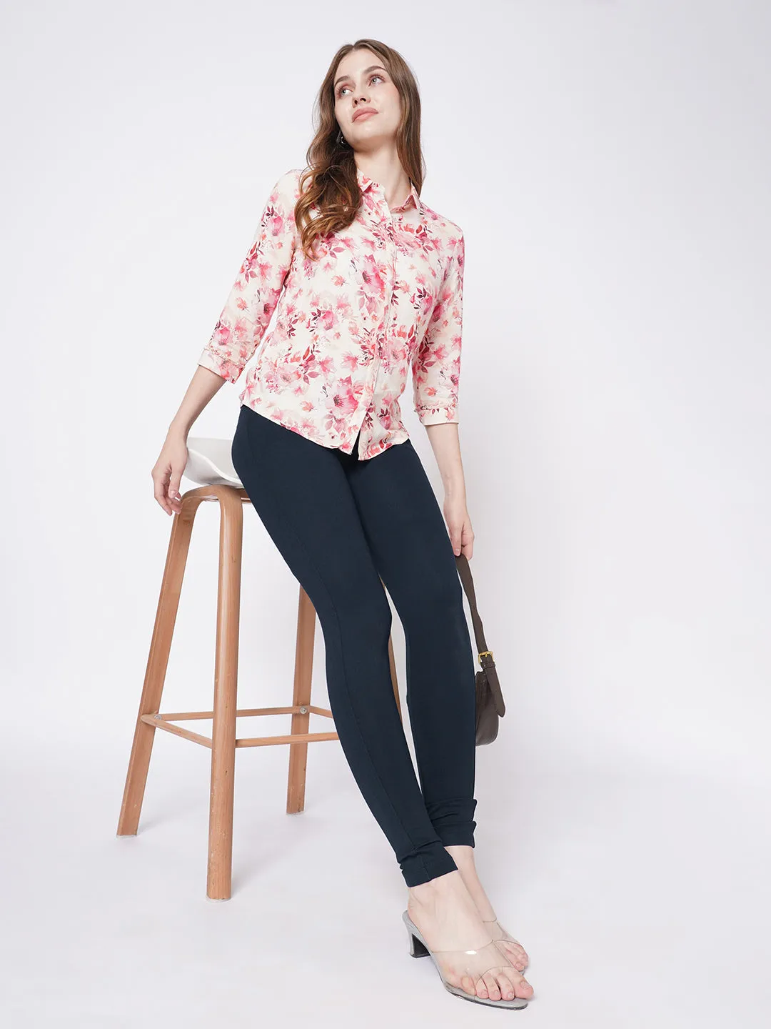 Women Navy Skinny Tregging