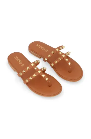 Women Slippers -  BROWN (ORFS-71 BROWN)