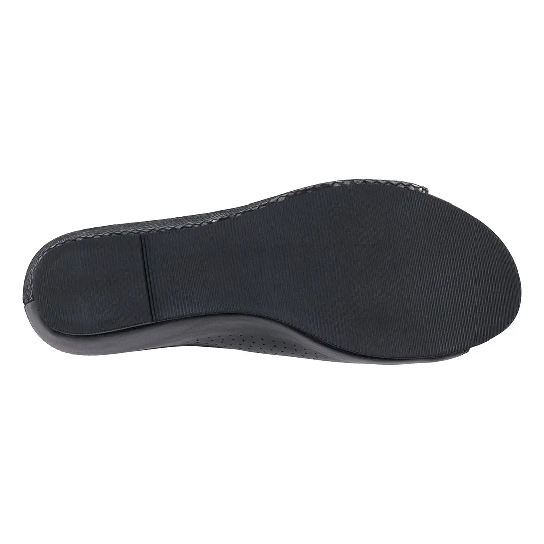 Women's Dacia Snake-Skin Wedge Sandals